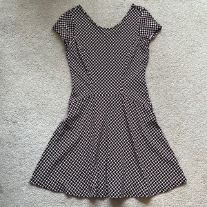 New York & Co knit dress with flare skirt